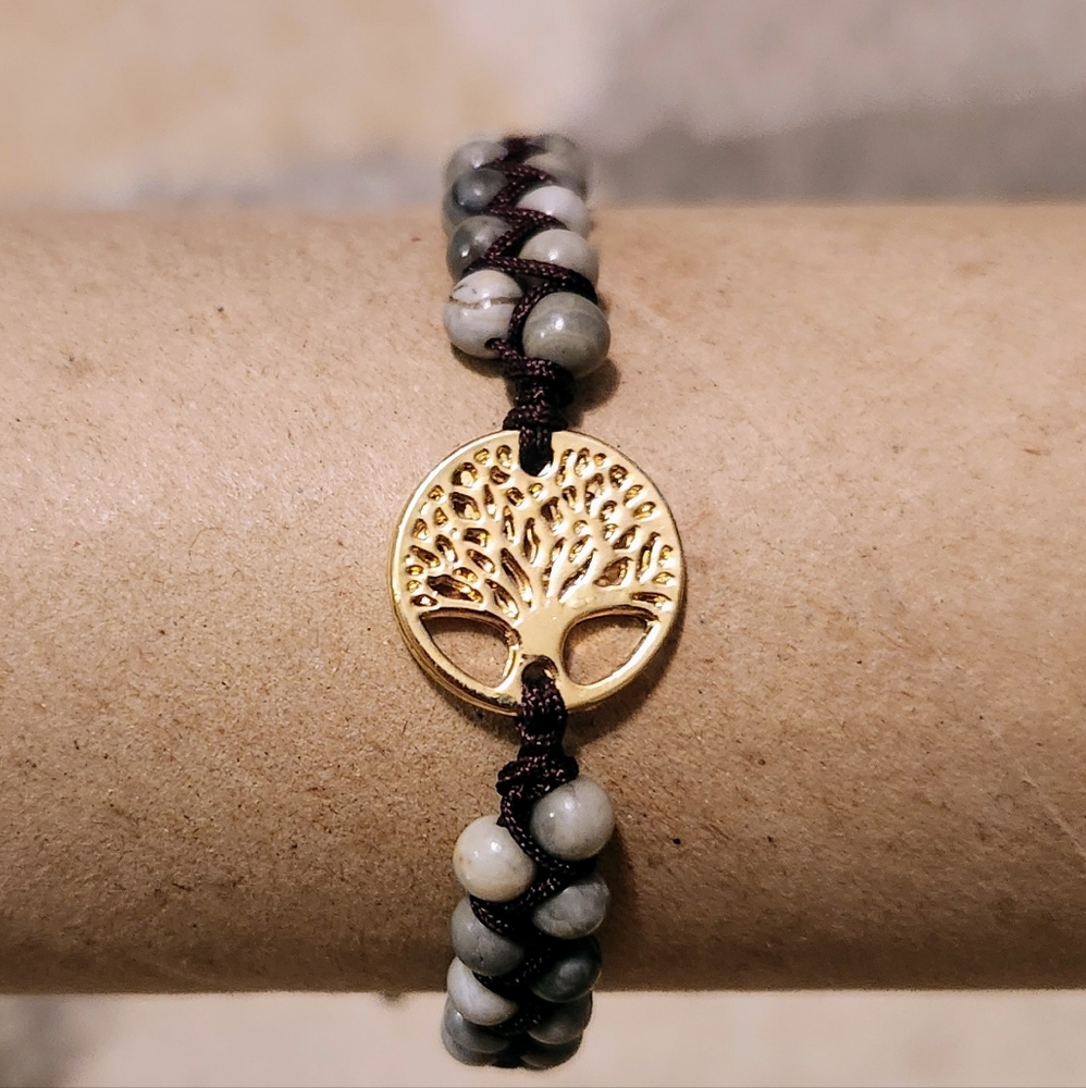 Adjustable Tree Of Life Bracelet New